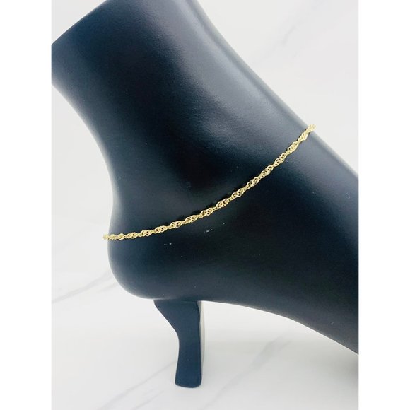 ❤️ 10k Gold Ankle Bracelet 10